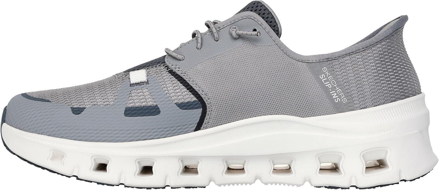 imageSkechers Mens SlipResistant GlideStep Pro Slipins Work SneakersGrayCharcoal