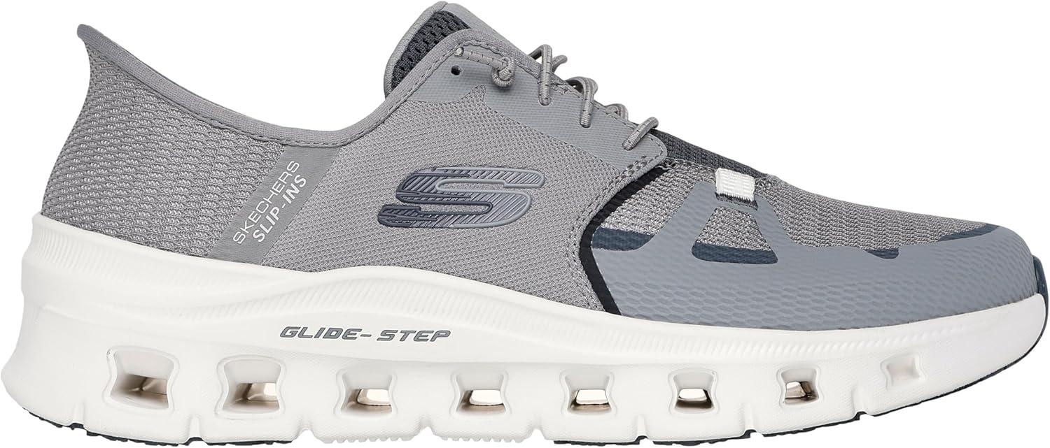 imageSkechers Mens SlipResistant GlideStep Pro Slipins Work SneakersGrayCharcoal