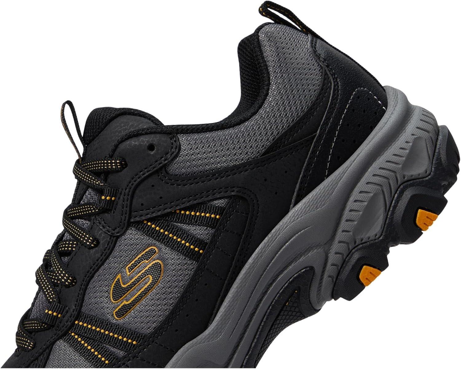 imageSkechers Mens Stamina Upper Stitch SneakersBlackCharcoal