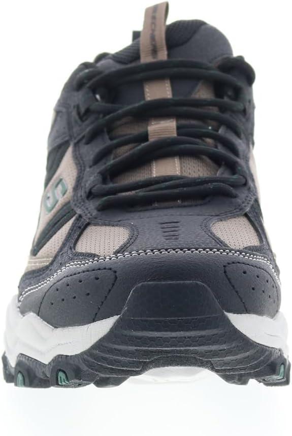 imageSkechers Mens Stamina Upper Stitch SneakersBrown Black