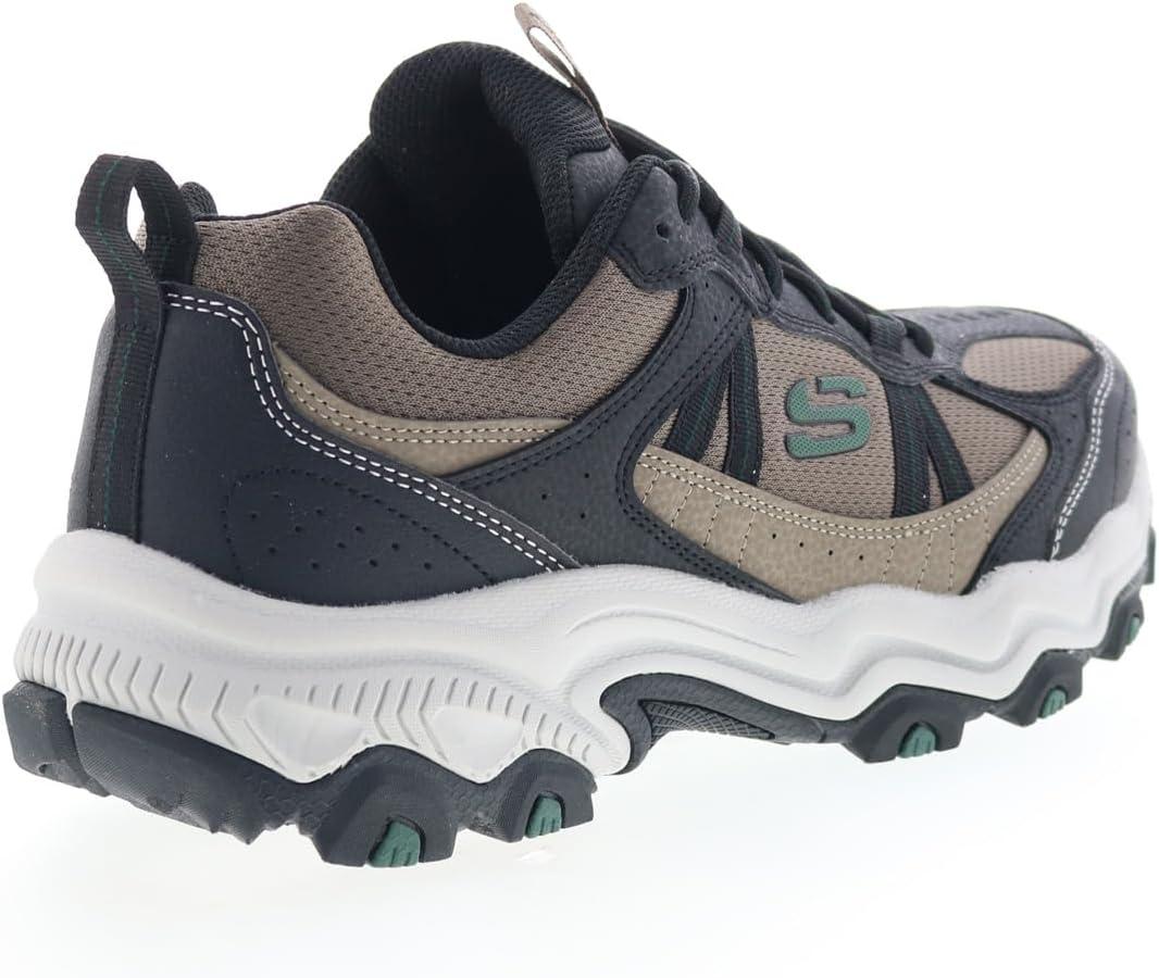 imageSkechers Mens Stamina Upper Stitch SneakersBrown Black