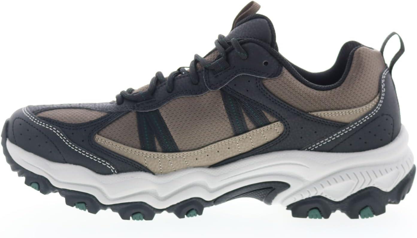 imageSkechers Mens Stamina Upper Stitch SneakersBrown Black