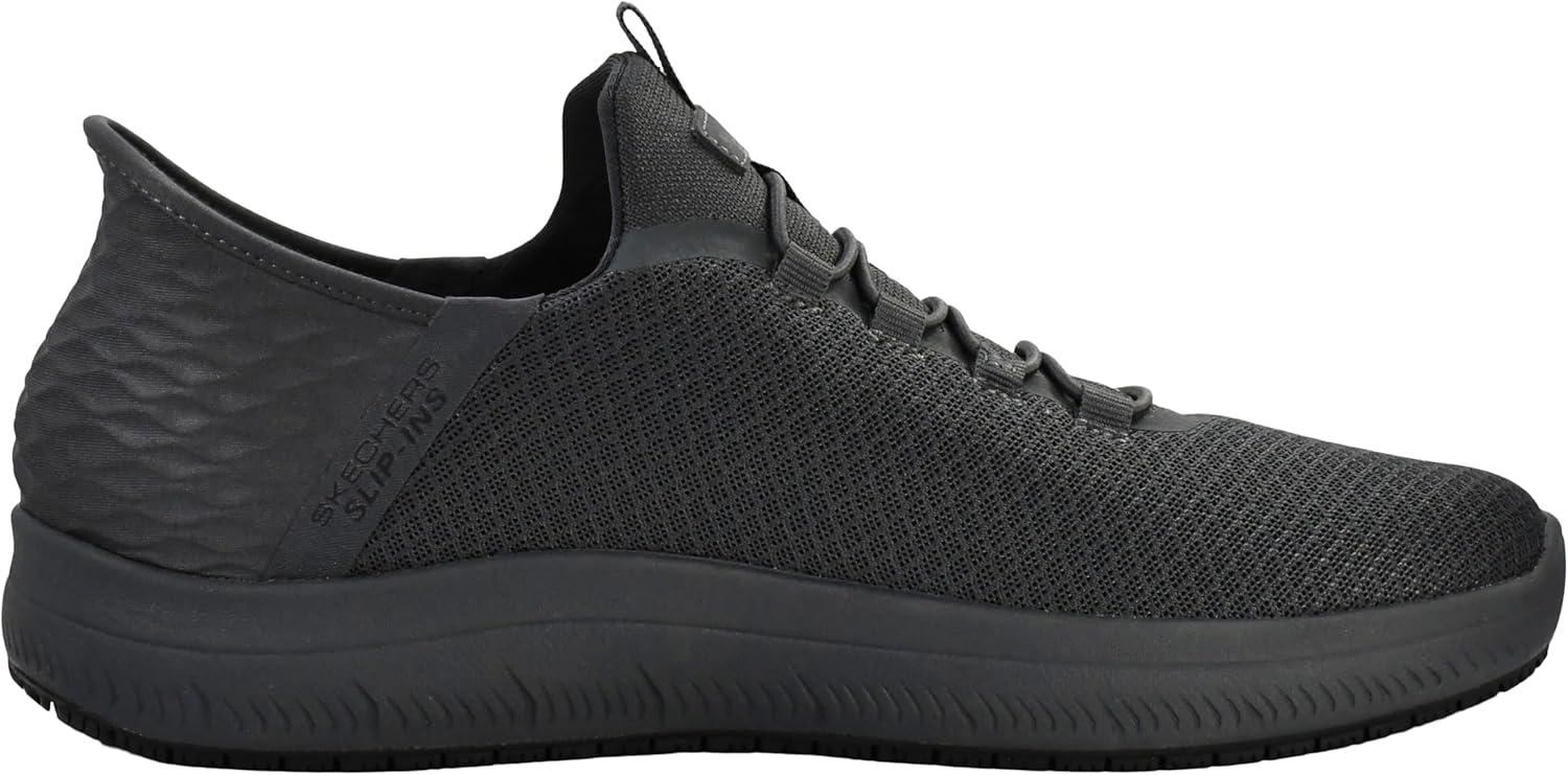 imageSkechers Mens Summits Colsin Sr Hands Free SlipIns ShoesCharcoalBlack