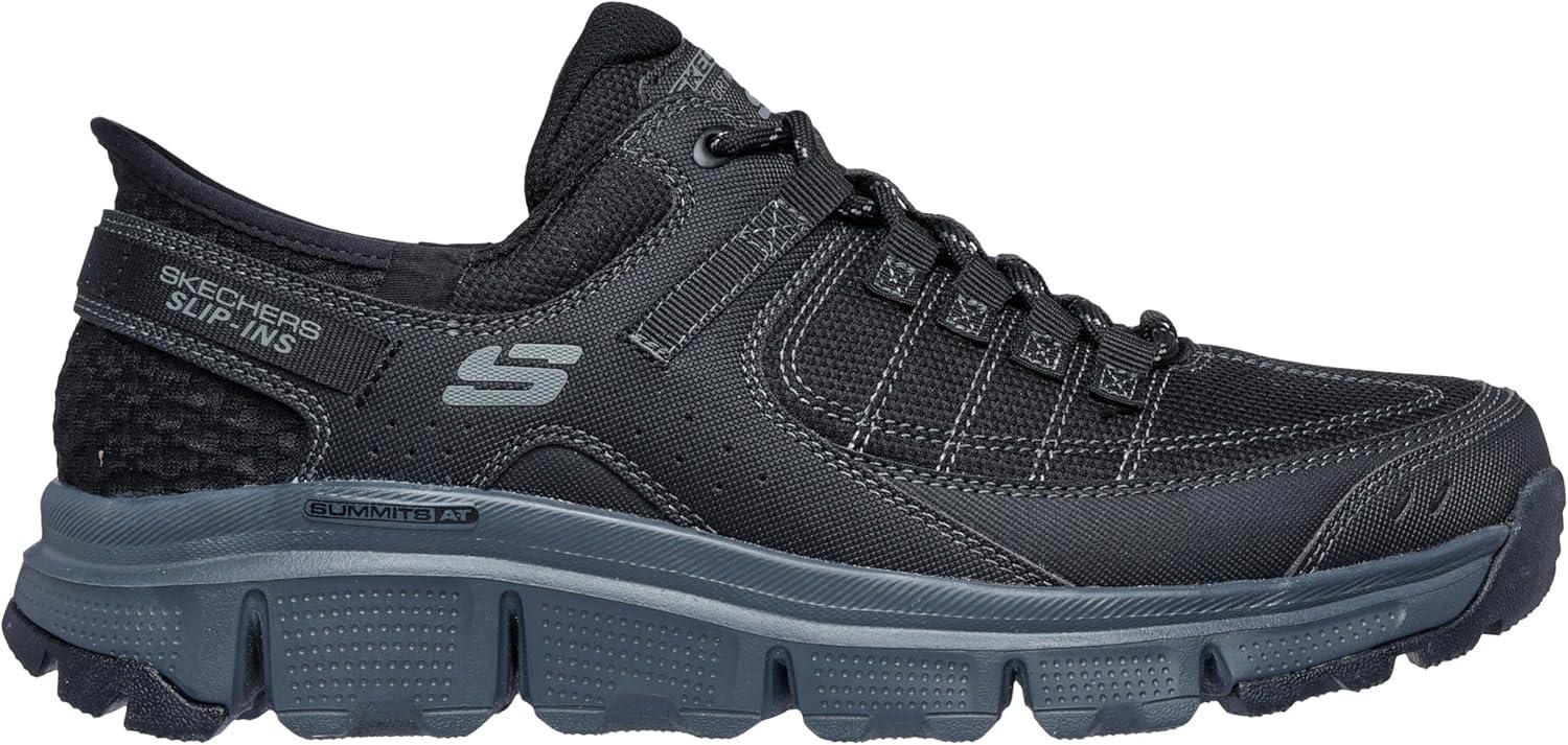 imageSkechers Mens Summits SlipOn SneakersBlackCharcoal