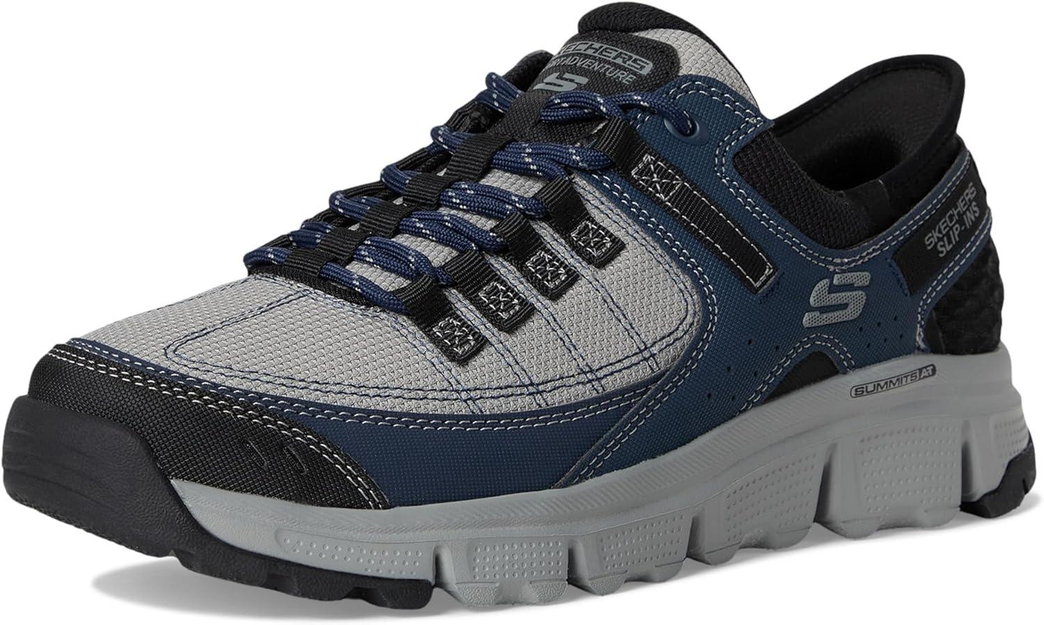 imageSkechers Mens Summits SlipOn SneakersGrayNavy