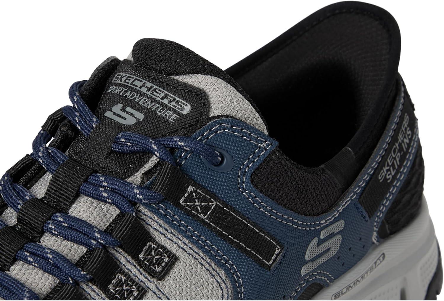 imageSkechers Mens Summits SlipOn SneakersGrayNavy