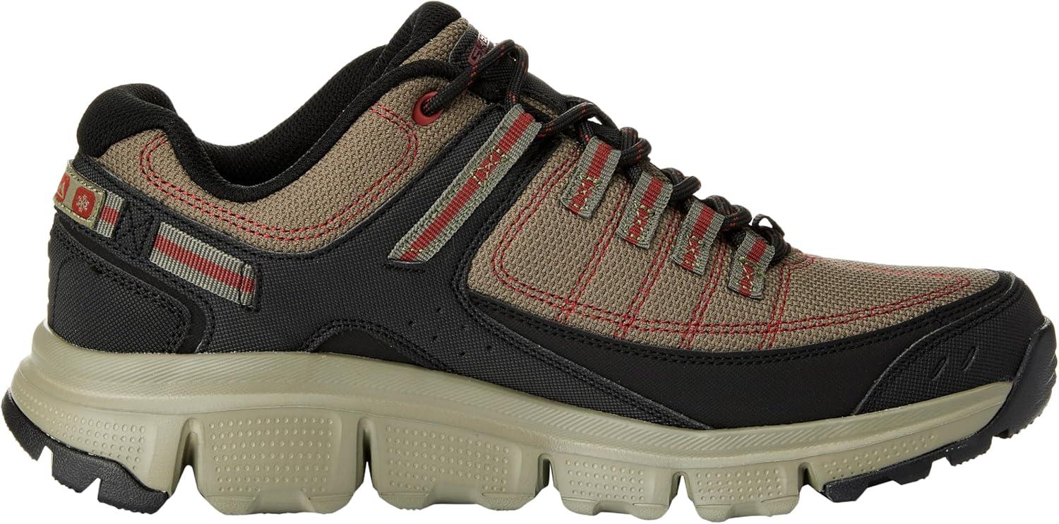 imageSkechers Mens Summits SlipOn SneakersOlive Synthetic Mesh Black Trim