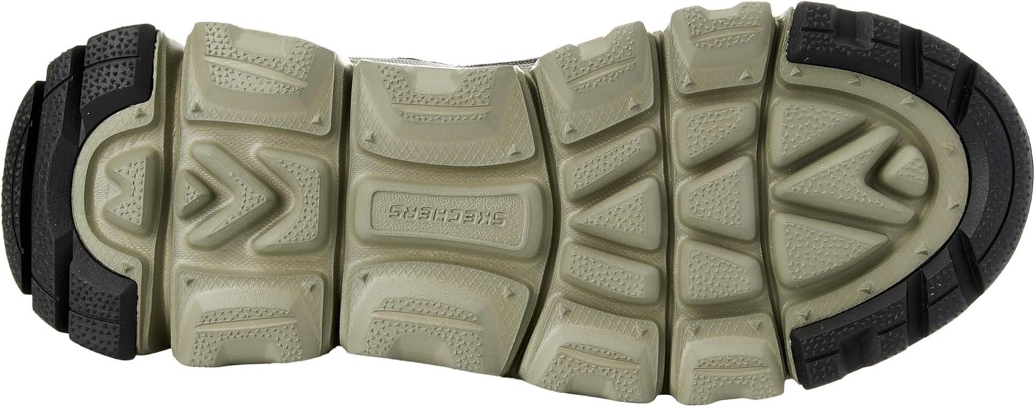 imageSkechers Mens Summits SlipOn SneakersOlive Synthetic Mesh Black Trim