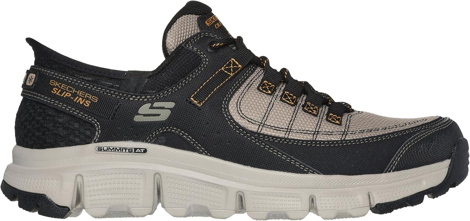 imageSkechers Mens Summits SlipOn SneakersTaupeBlack