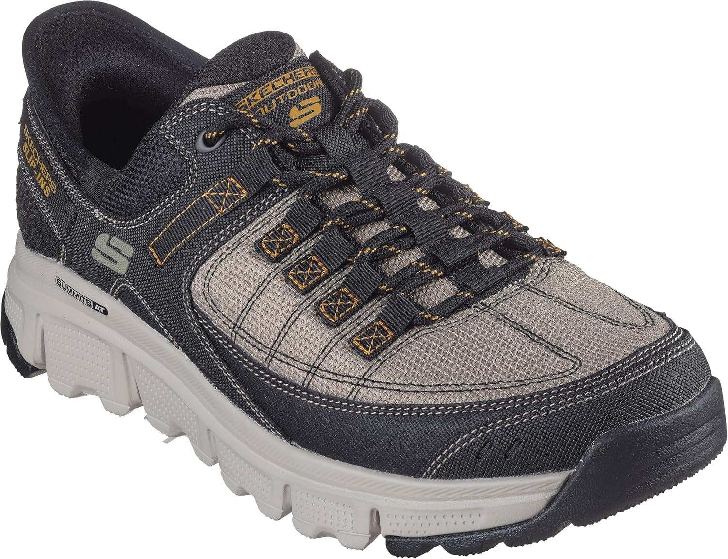imageSkechers Mens Summits SlipOn SneakersTaupeBlack