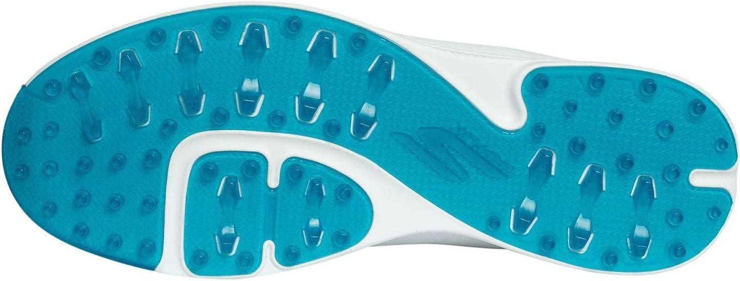 imageSkechers Mens Tempo Spikeless Waterproof Lightweight Golf ShoeWhiteNavyBlue