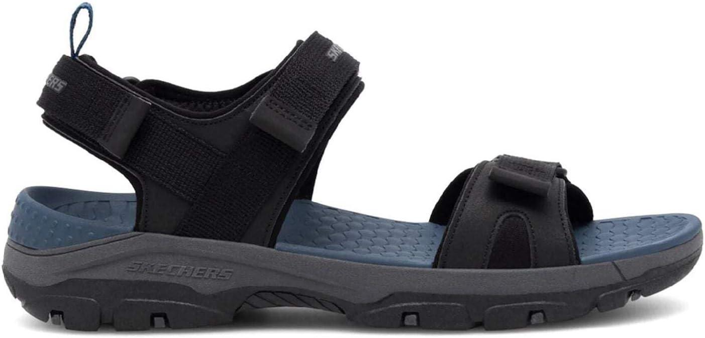 imageSkechers Mens TresmenGaro Open Toe Water SandalBlack Mesh Synthetic