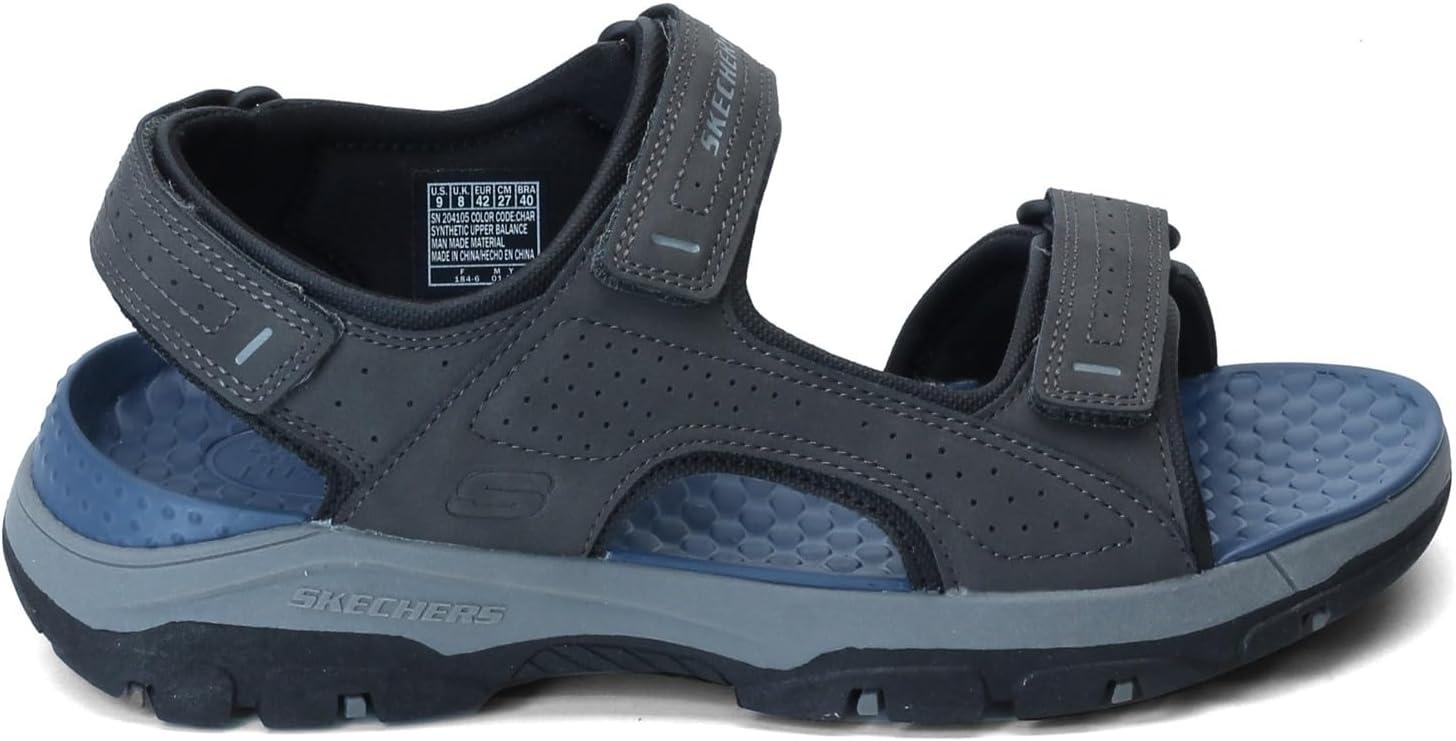 imageSkechers Mens TresmenGaro Open Toe Water SandalCharcoal