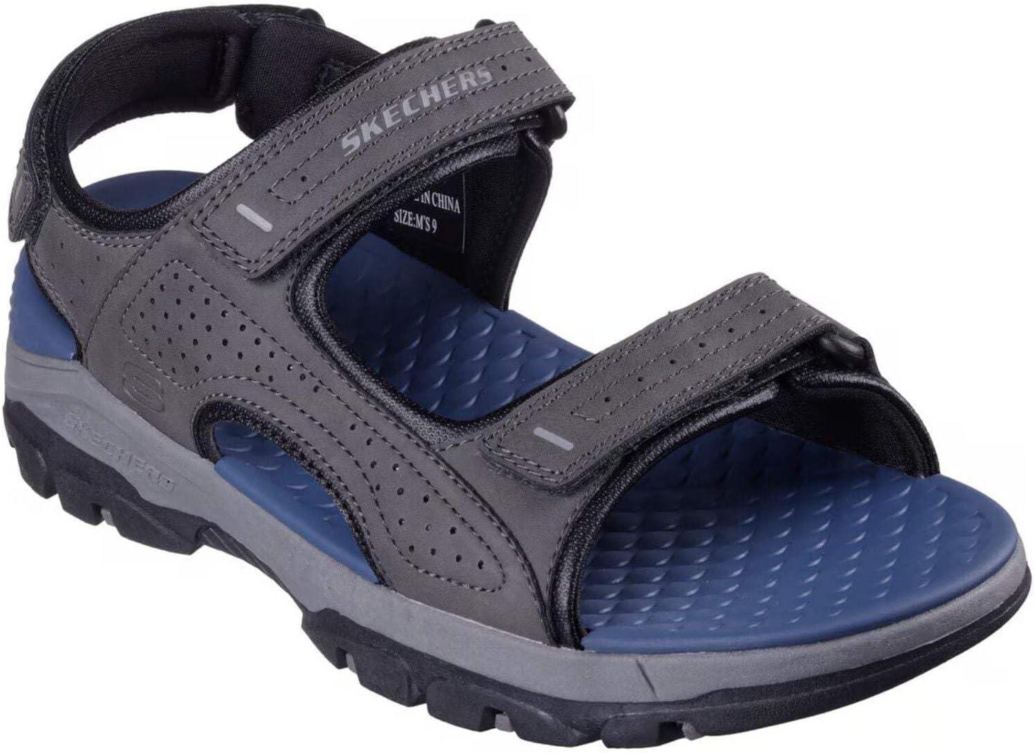 imageSkechers Mens TresmenGaro Open Toe Water SandalCharcoal Synthetic