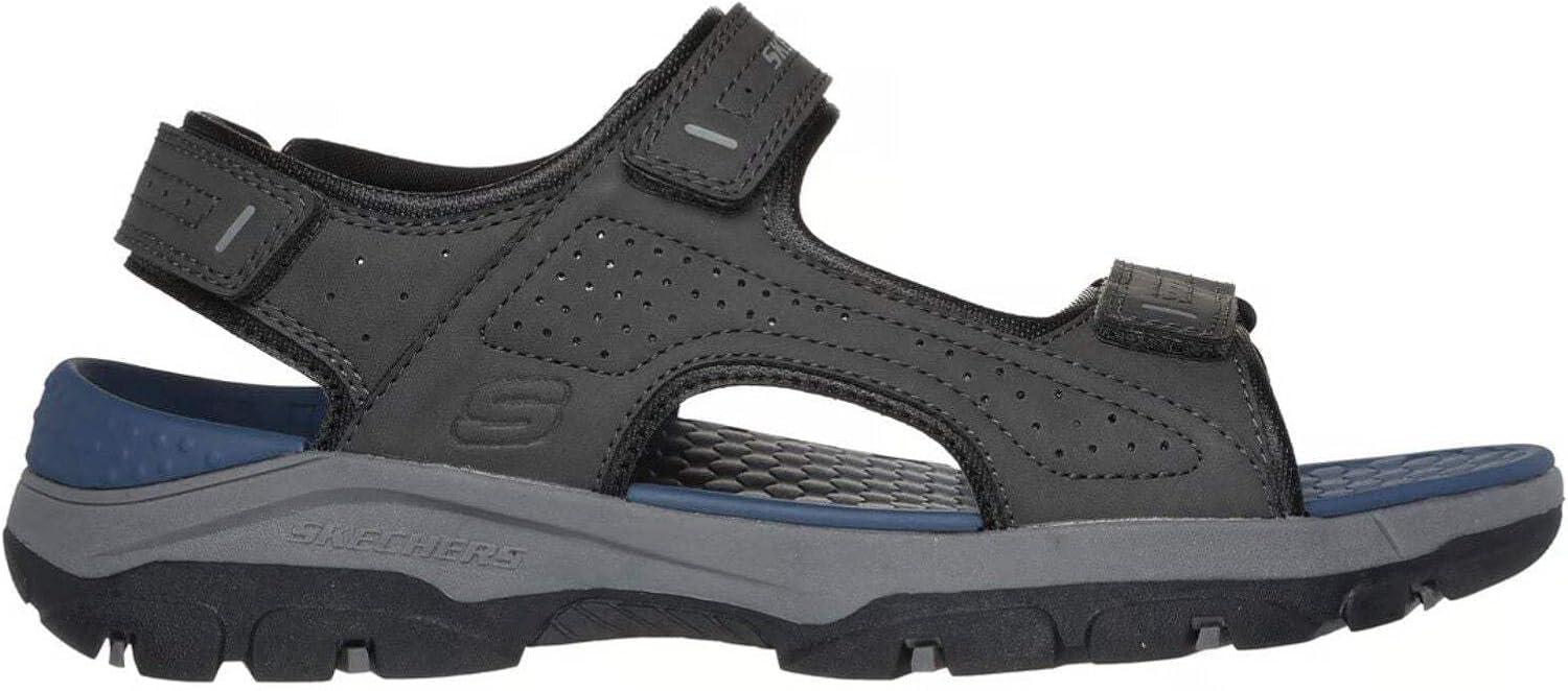 imageSkechers Mens TresmenGaro Open Toe Water SandalCharcoal Synthetic