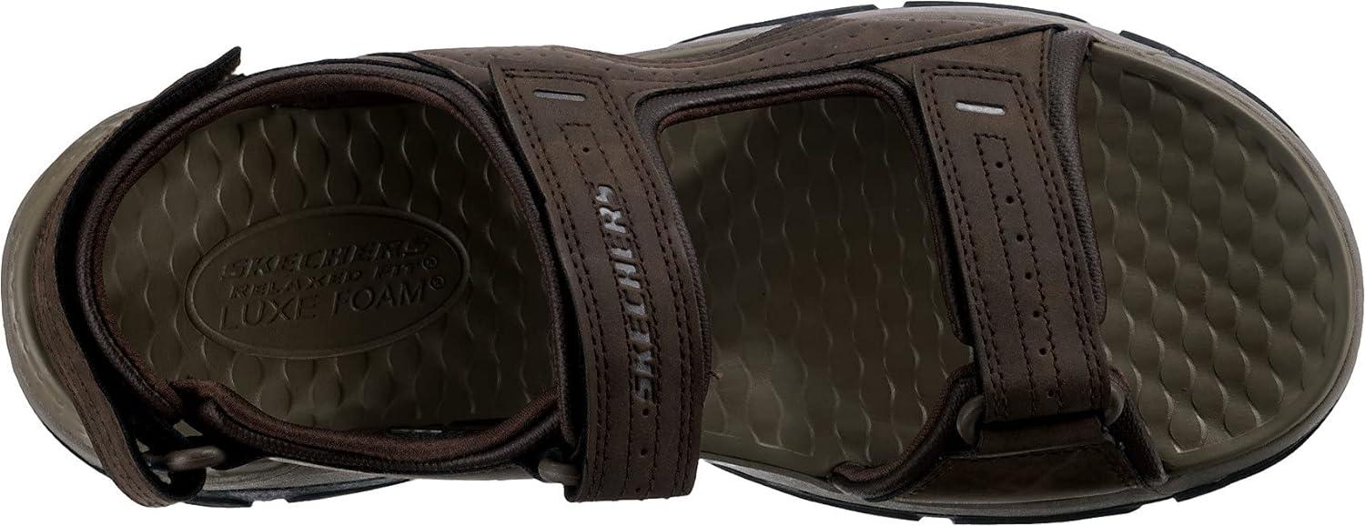 imageSkechers Mens TresmenGaro Open Toe Water SandalChocolate