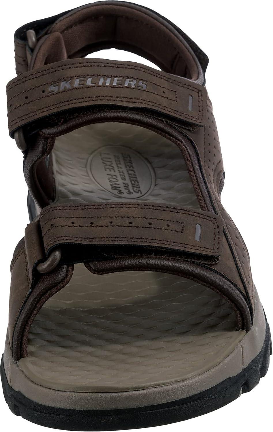 imageSkechers Mens TresmenGaro Open Toe Water SandalChocolate