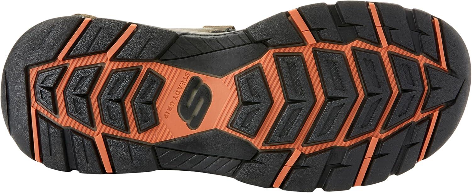 imageSkechers Mens TresmenGaro Open Toe Water SandalOlive Green Mesh Synthetic