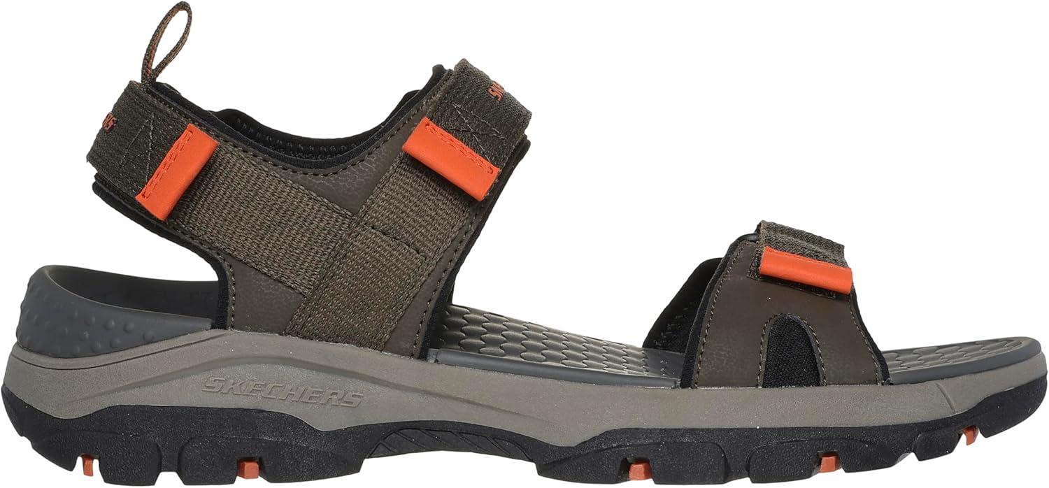 imageSkechers Mens TresmenGaro Open Toe Water SandalOlive Mesh Synthetic