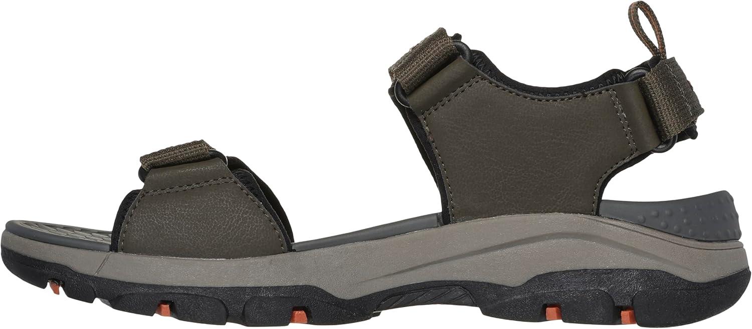 imageSkechers Mens TresmenGaro Open Toe Water SandalOlive Mesh Synthetic