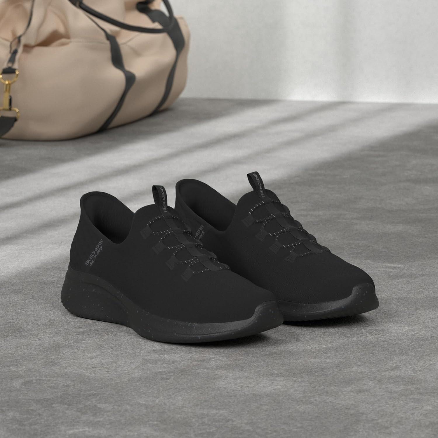 imageSkechers Mens Ultra Flex 30 Right Away Hands Free Slipin SneakerBlackBlack