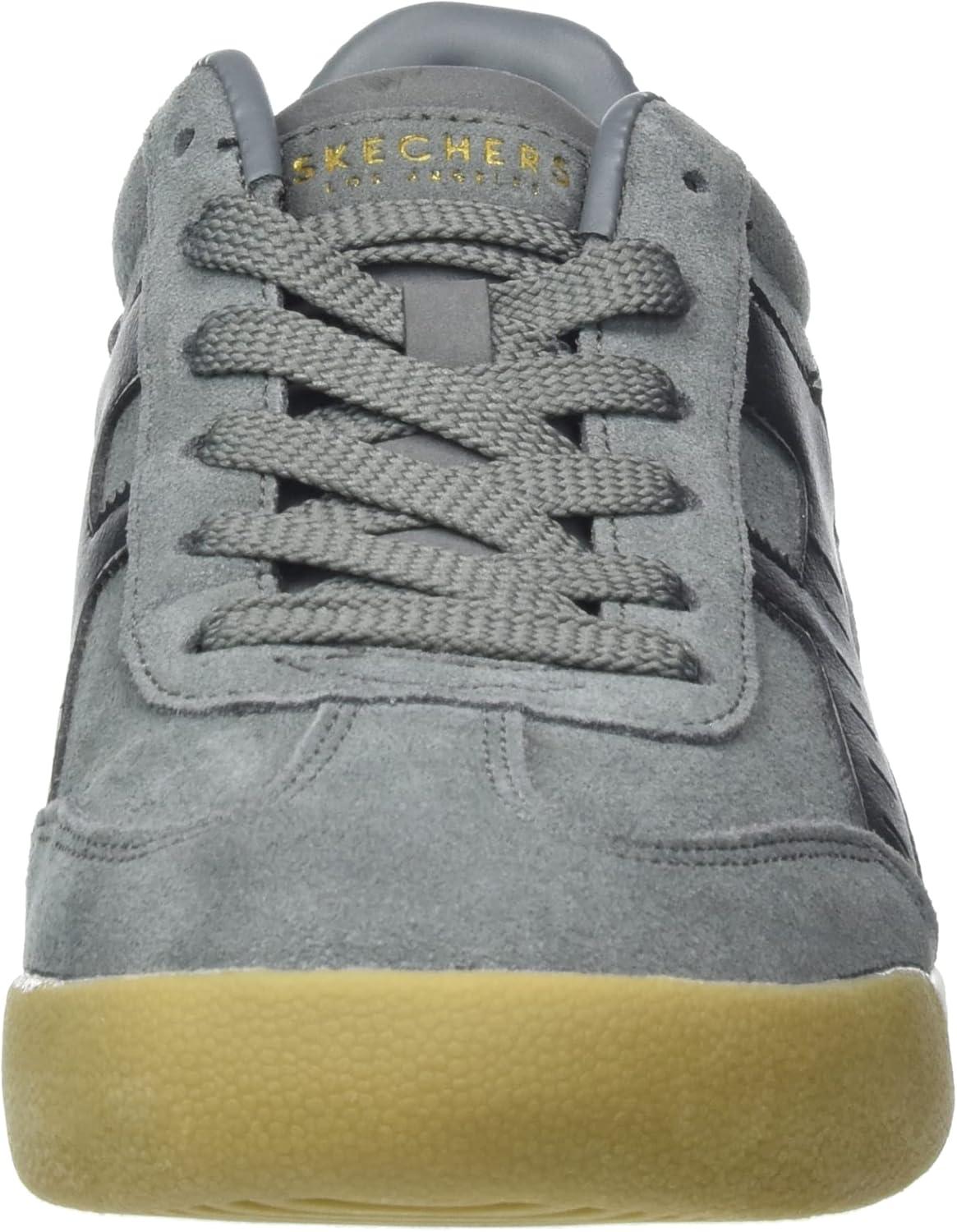 imageSkechers Mens Ultra Flex 30 Right Away Hands Free Slipin SneakerCharcoal Suede Black Trim