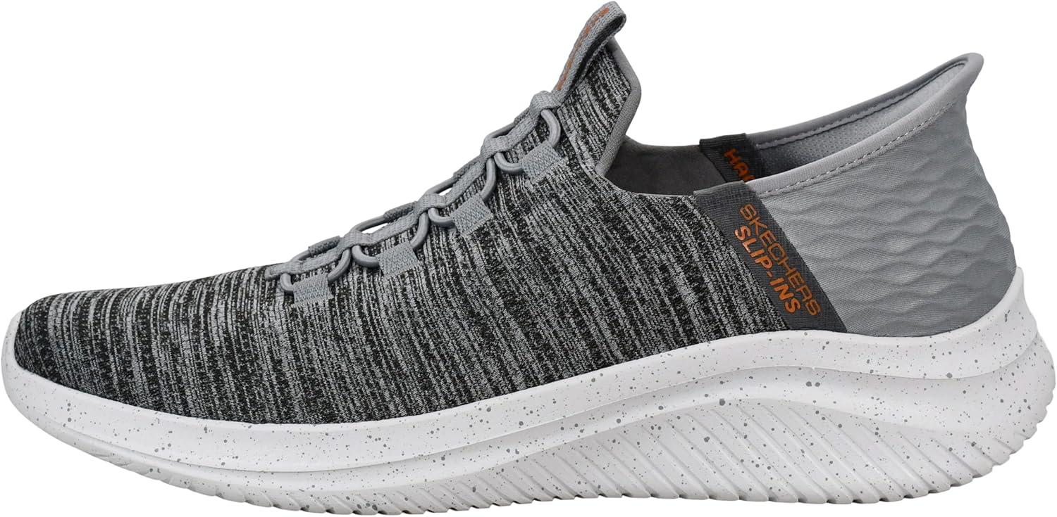 imageSkechers Mens Ultra Flex 30 Right Away Hands Free Slipin SneakerCharcoalOrange