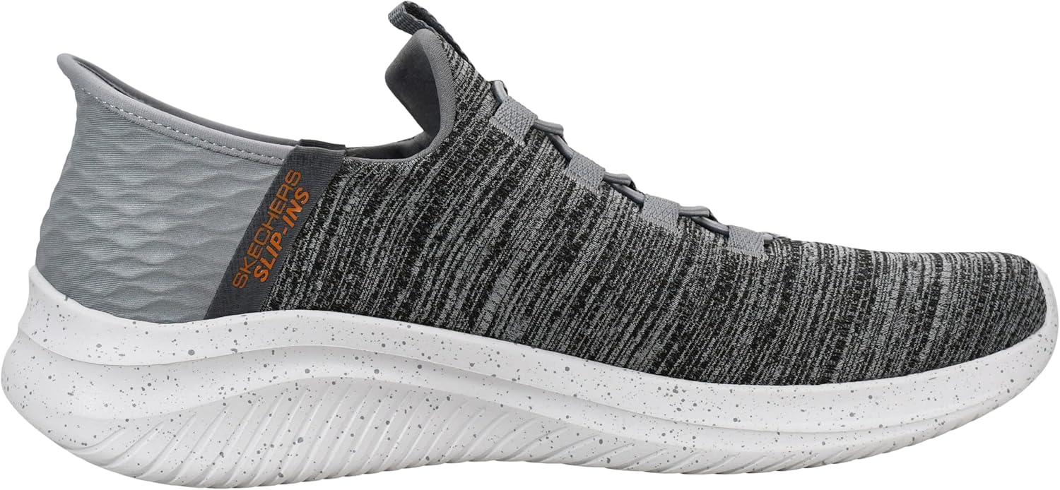 imageSkechers Mens Ultra Flex 30 Right Away Hands Free Slipin SneakerCharcoalOrange