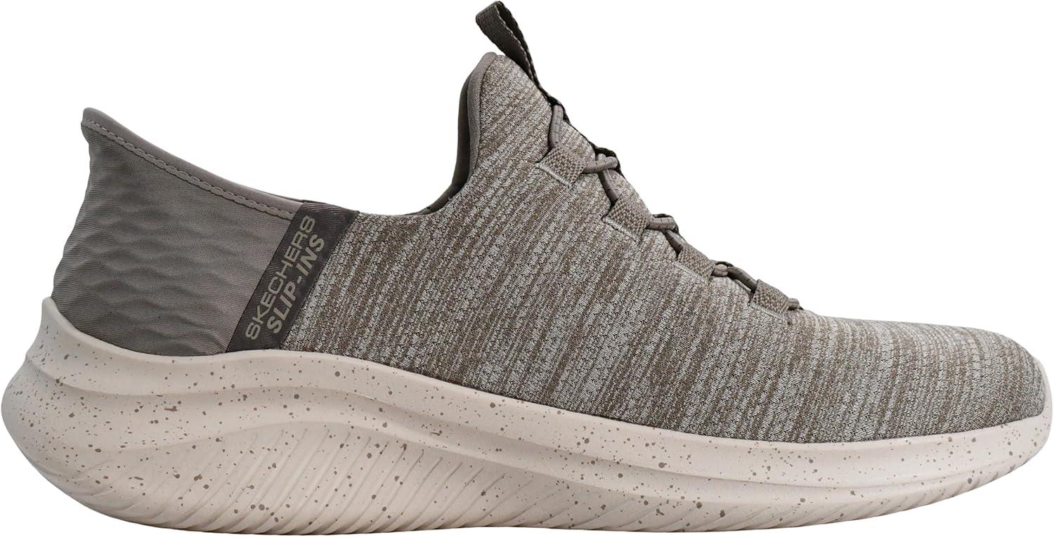 imageSkechers Mens Ultra Flex 30 Right Away Hands Free Slipin SneakerTaupe