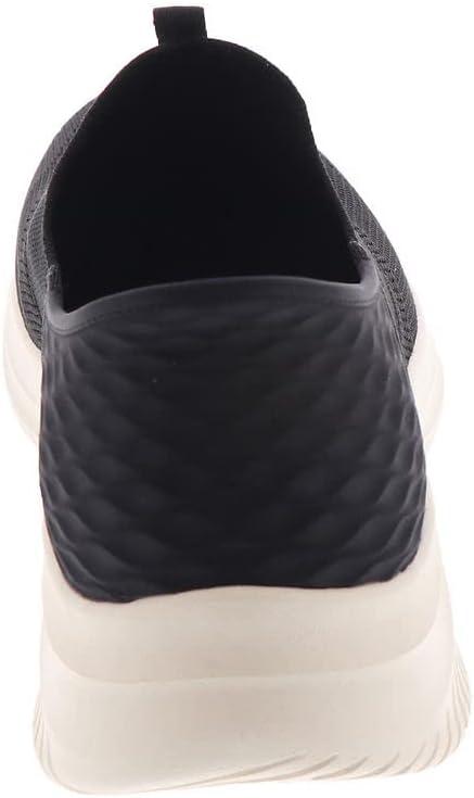 imageSkechers Mens Ultra Flex 30 Smooth Step Slipin SneakersBlack Knit Red Trim