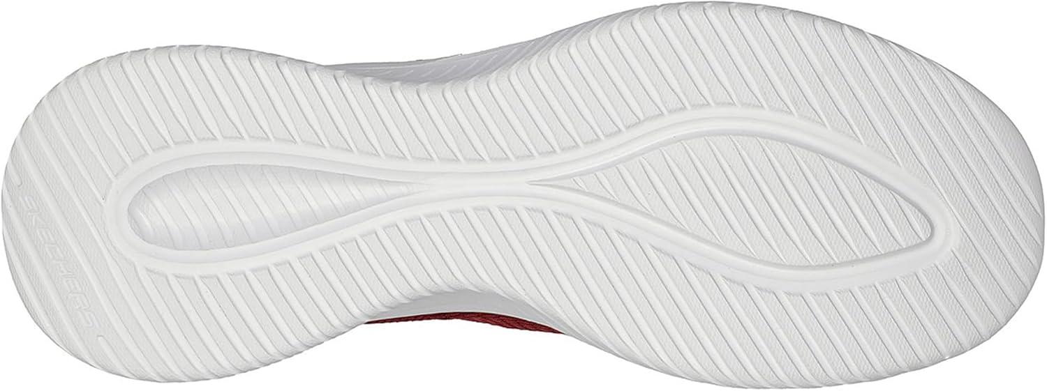 imageSkechers Mens Ultra Flex 30 Smooth Step Slipin SneakersBurgundy Knit Trim