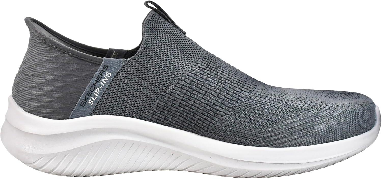 imageSkechers Mens Ultra Flex 30 Smooth Step Slipin SneakersDark Grey