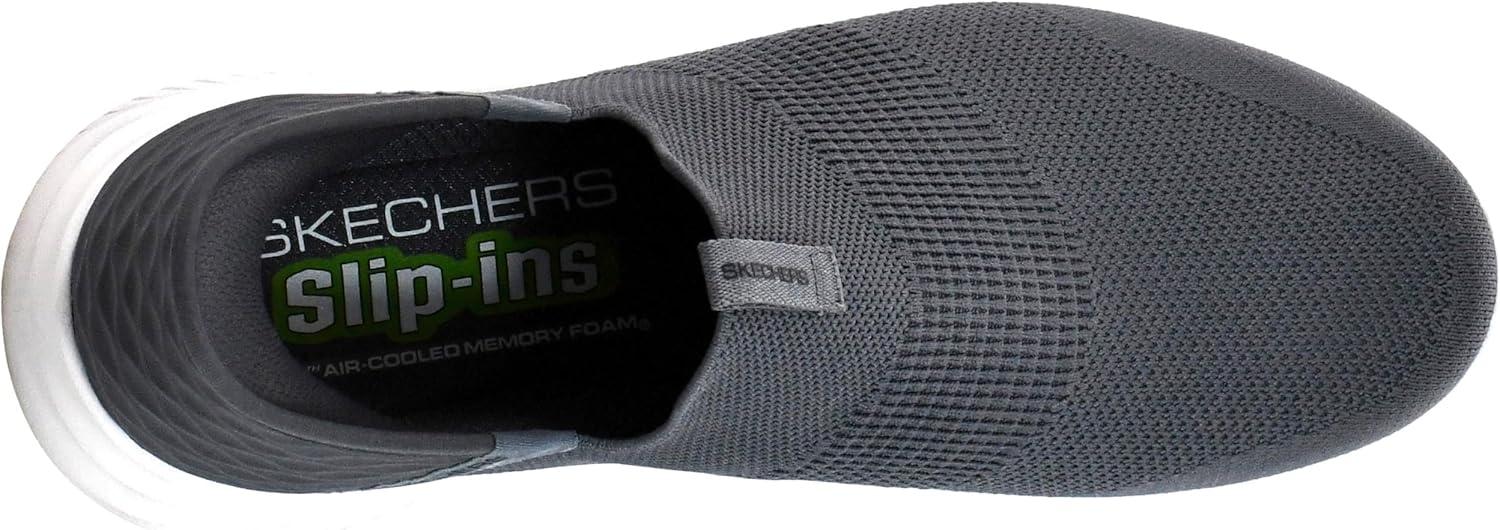 imageSkechers Mens Ultra Flex 30 Smooth Step Slipin SneakersDark Grey