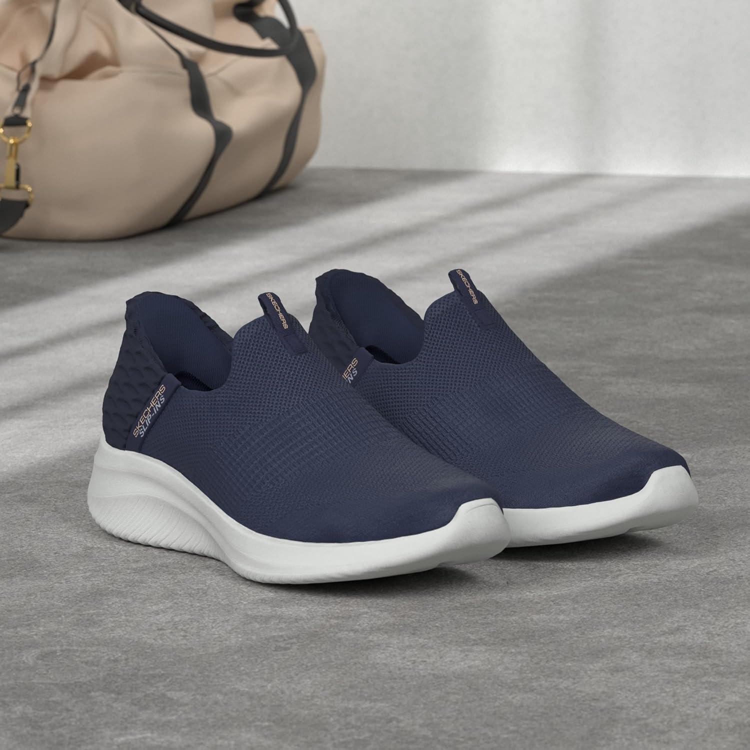 imageSkechers Mens Ultra Flex 30 Smooth Step Slipin SneakersNavy