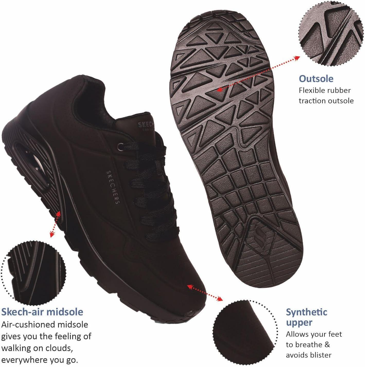 imageSkechers Mens Uno Stand on AirBlackBlack
