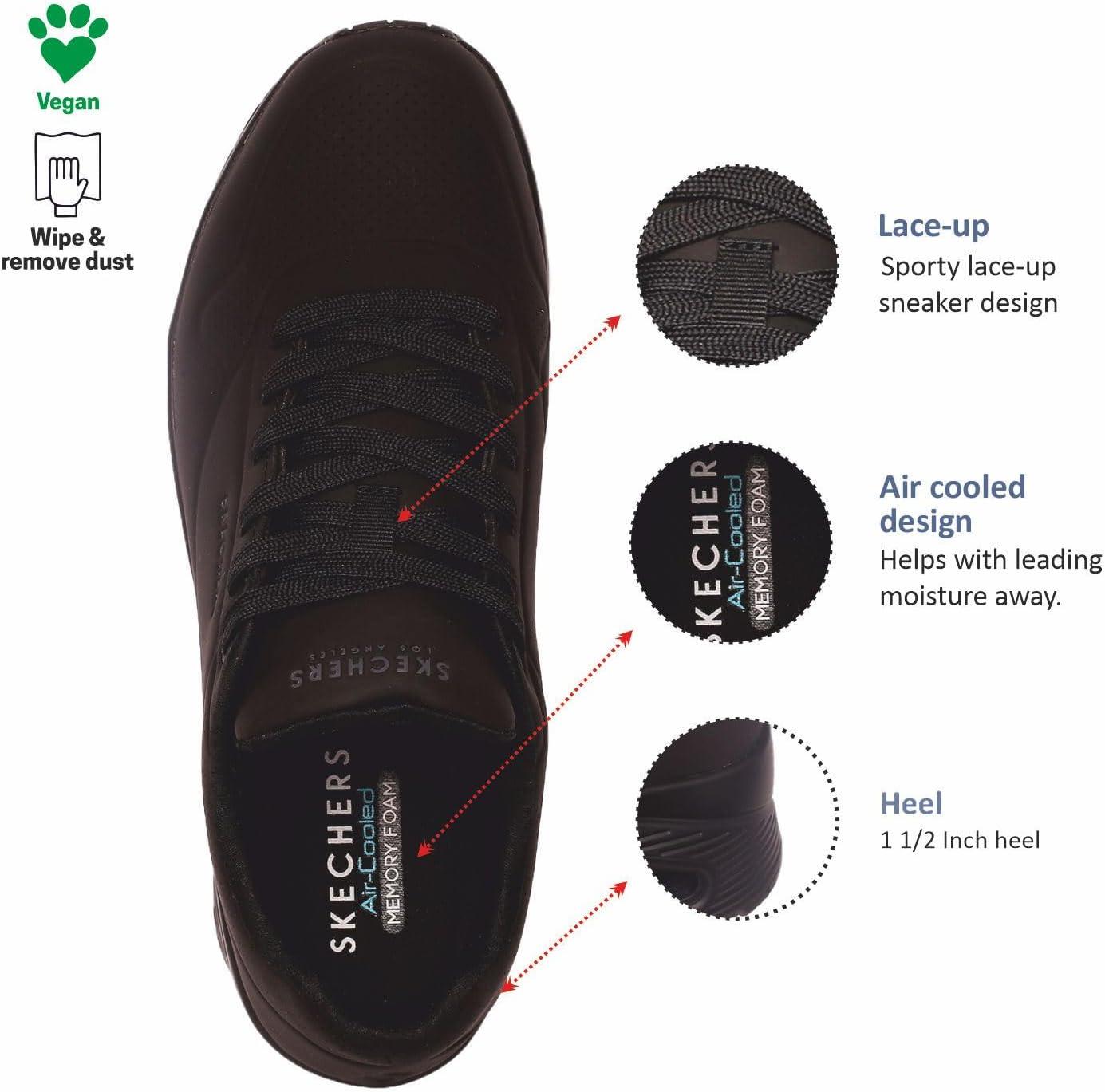 imageSkechers Mens Uno Stand on AirBlackBlack