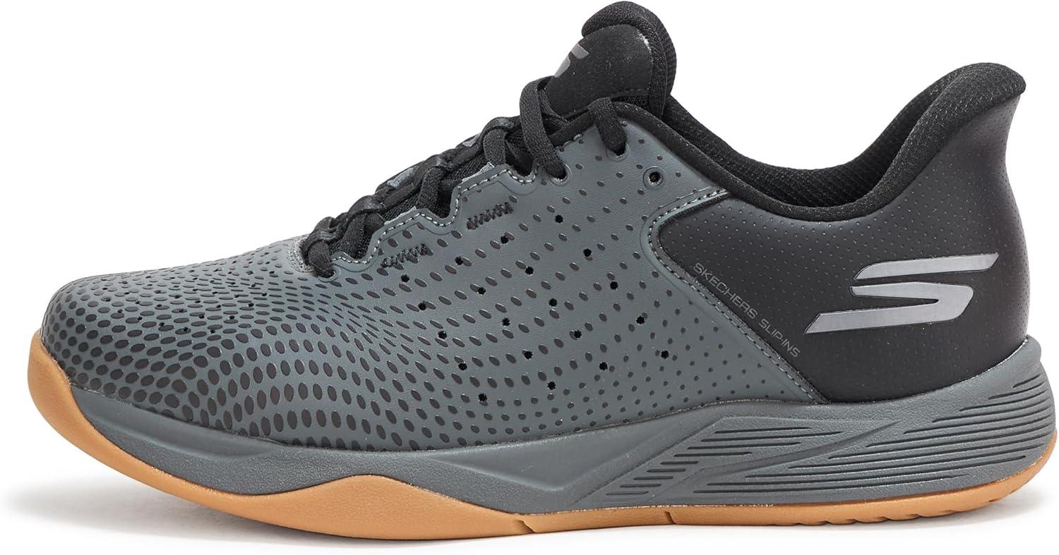 imageSkechers Mens Viper Court ReloadBlackCharcoal