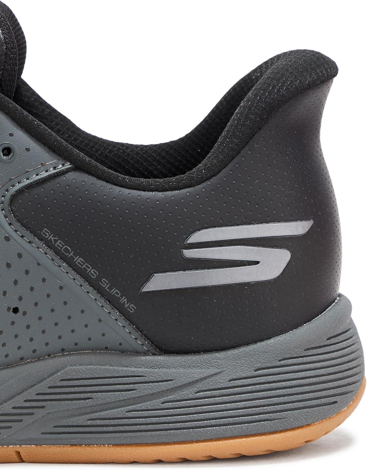 imageSkechers Mens Viper Court ReloadBlackCharcoal