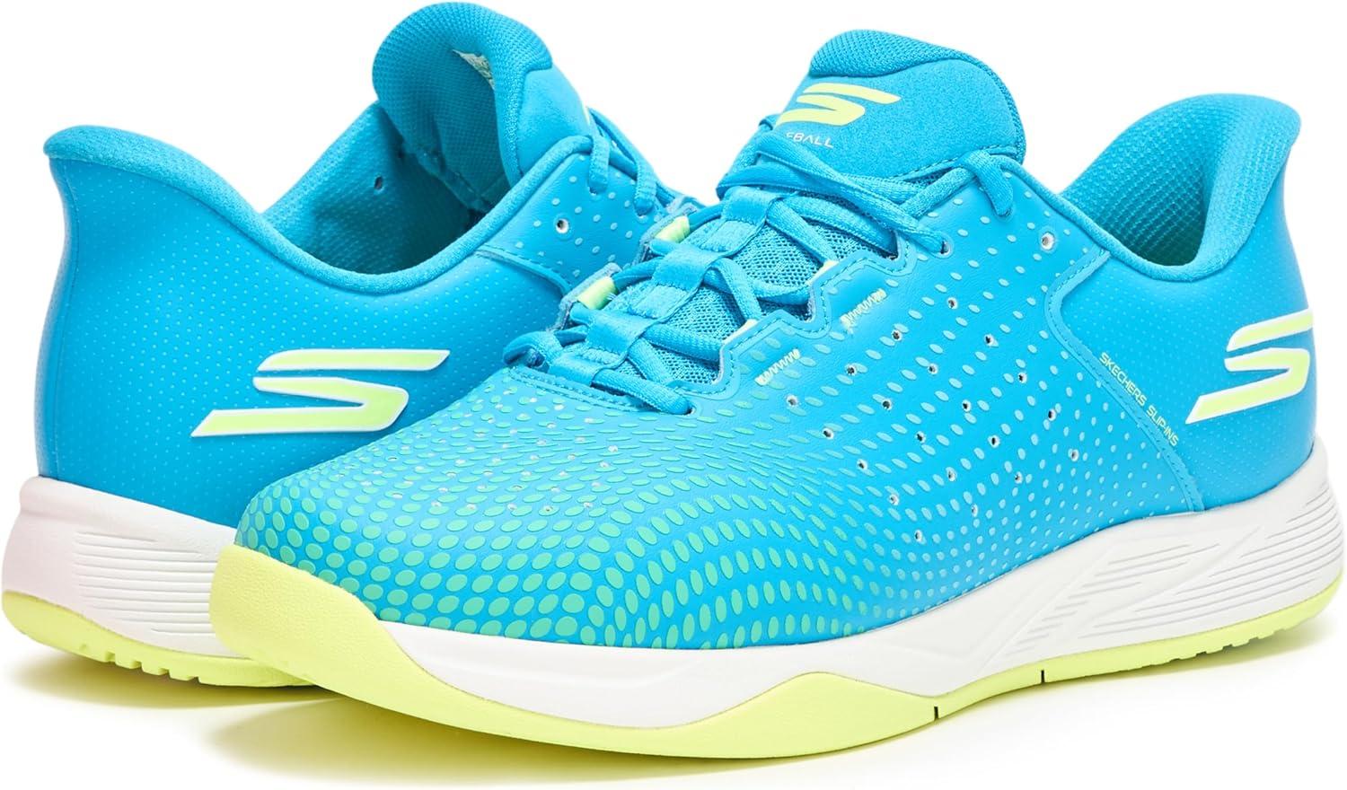 imageSkechers Mens Viper Court ReloadBlueLime