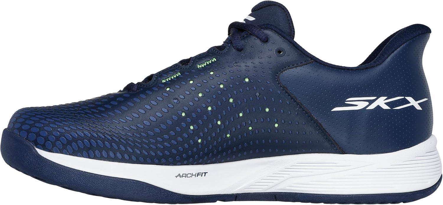 imageSkechers Mens Viper Court ReloadNavyYellow