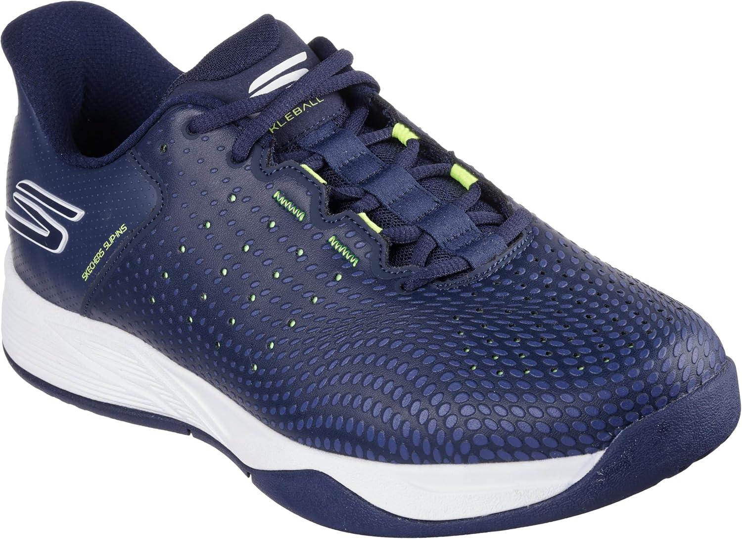 imageSkechers Mens Viper Court ReloadNavyYellow