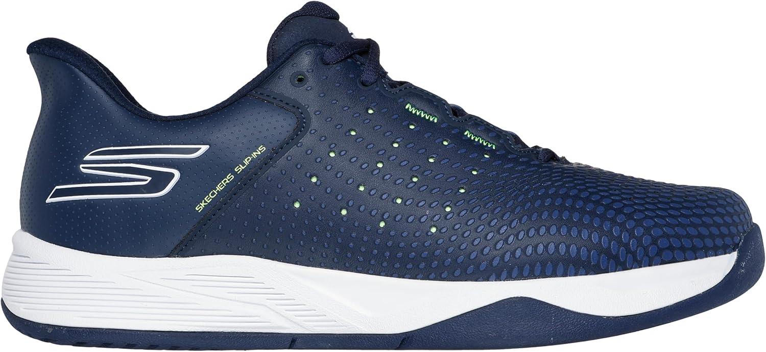 imageSkechers Mens Viper Court ReloadNavyYellow