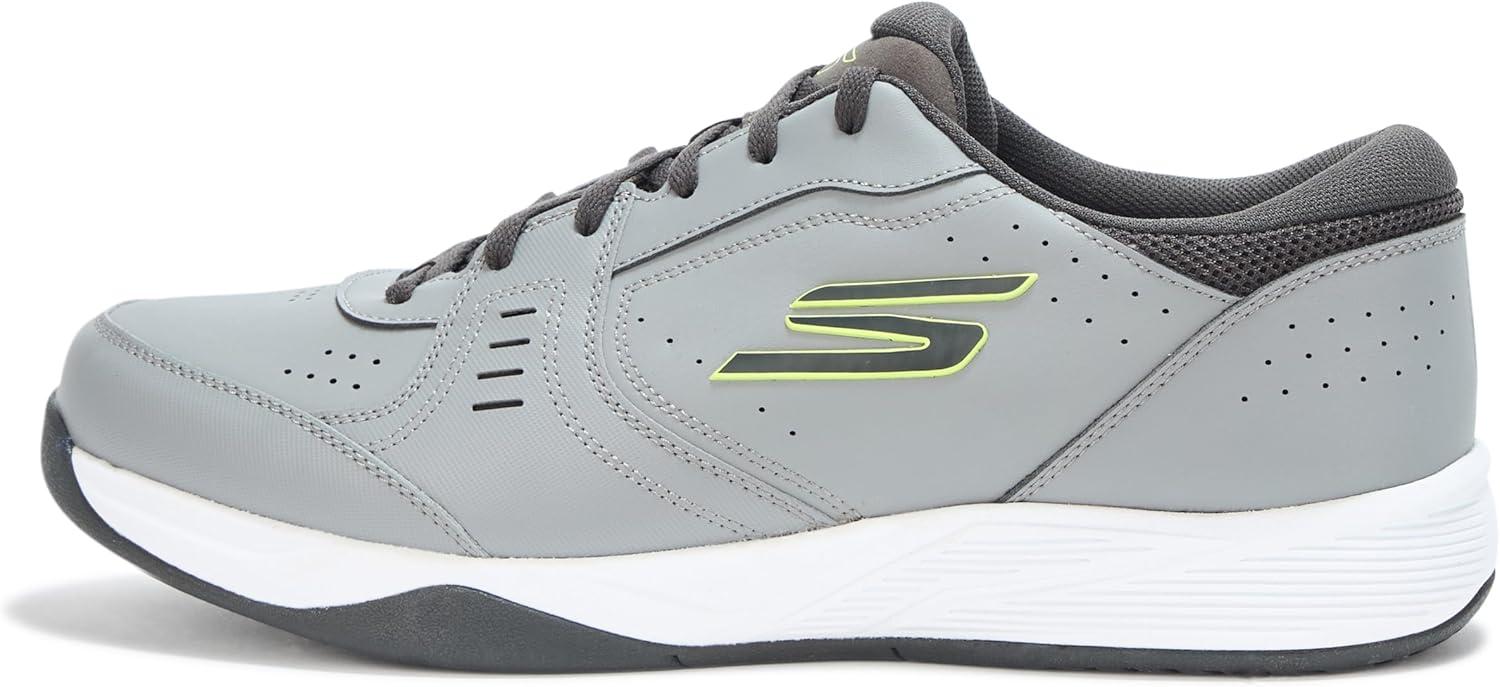 imageSkechers Mens Viper Court Smash PickleballGrayLime