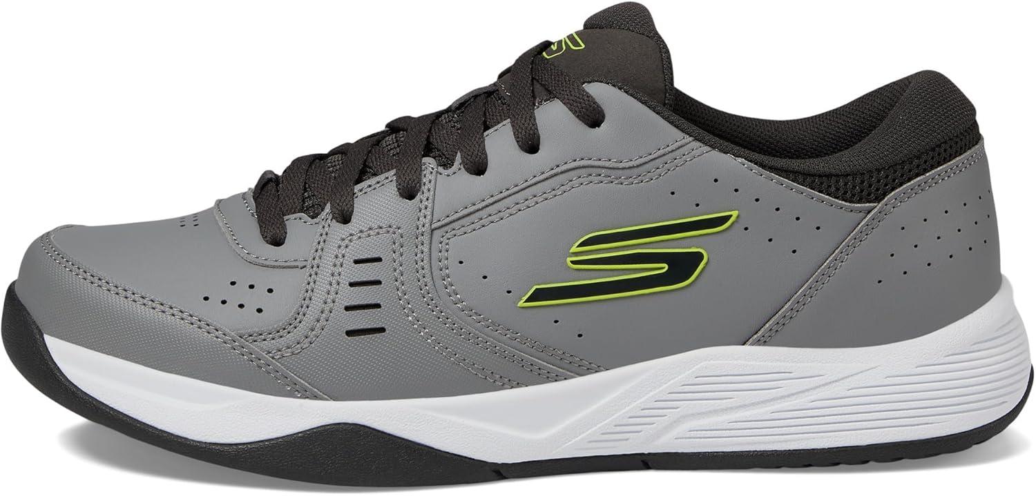 imageSkechers Mens Viper Court Smash PickleballGreyLime
