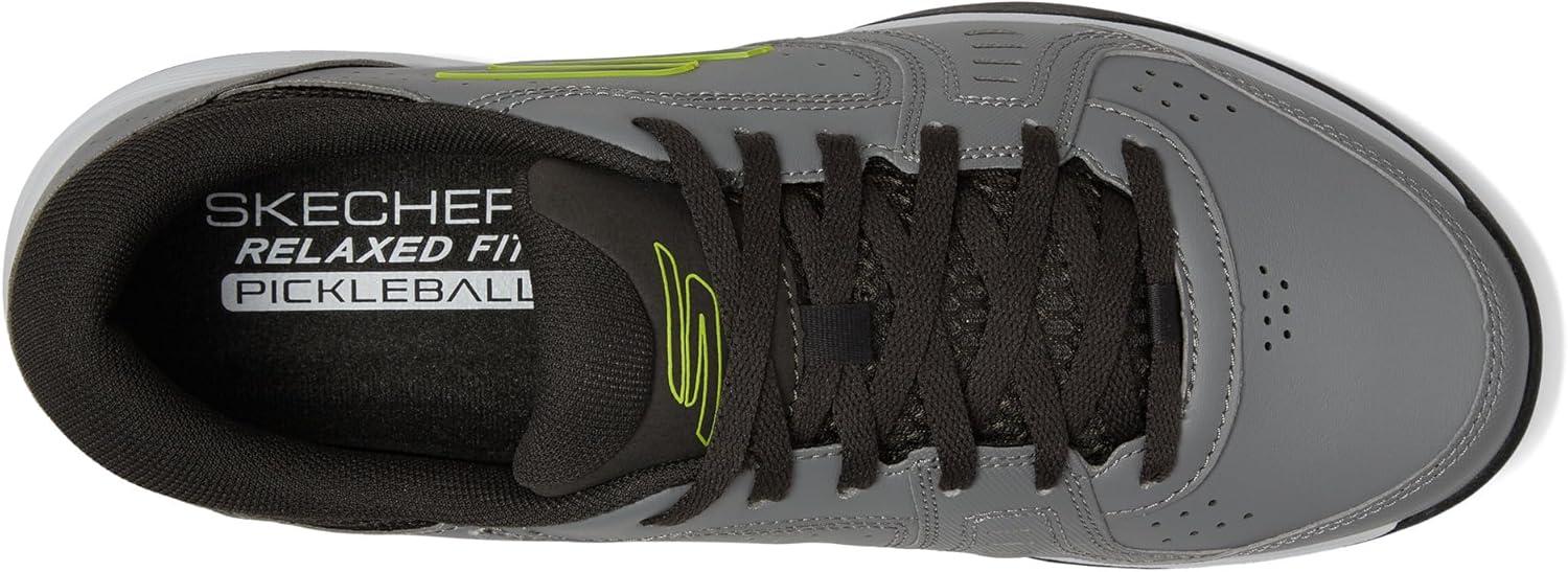 imageSkechers Mens Viper Court Smash PickleballGreyLime