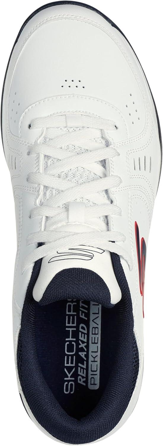 imageSkechers Mens Viper Court Smash PickleballWhiteNavyRed