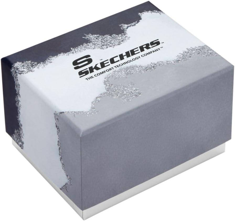 imageSkechers Mens Watch and Stackable Bracelet or Interchangeable Band Gift SetBlack SiliconeBraid