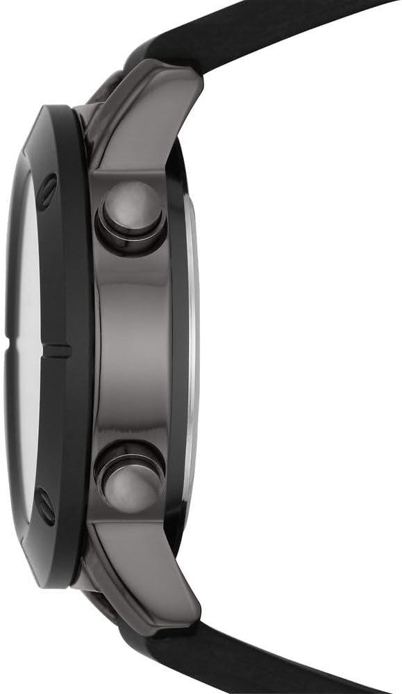 imageSkechers Mens Watch and Stackable Bracelet or Interchangeable Band Gift SetBlackGray Bracelet Set