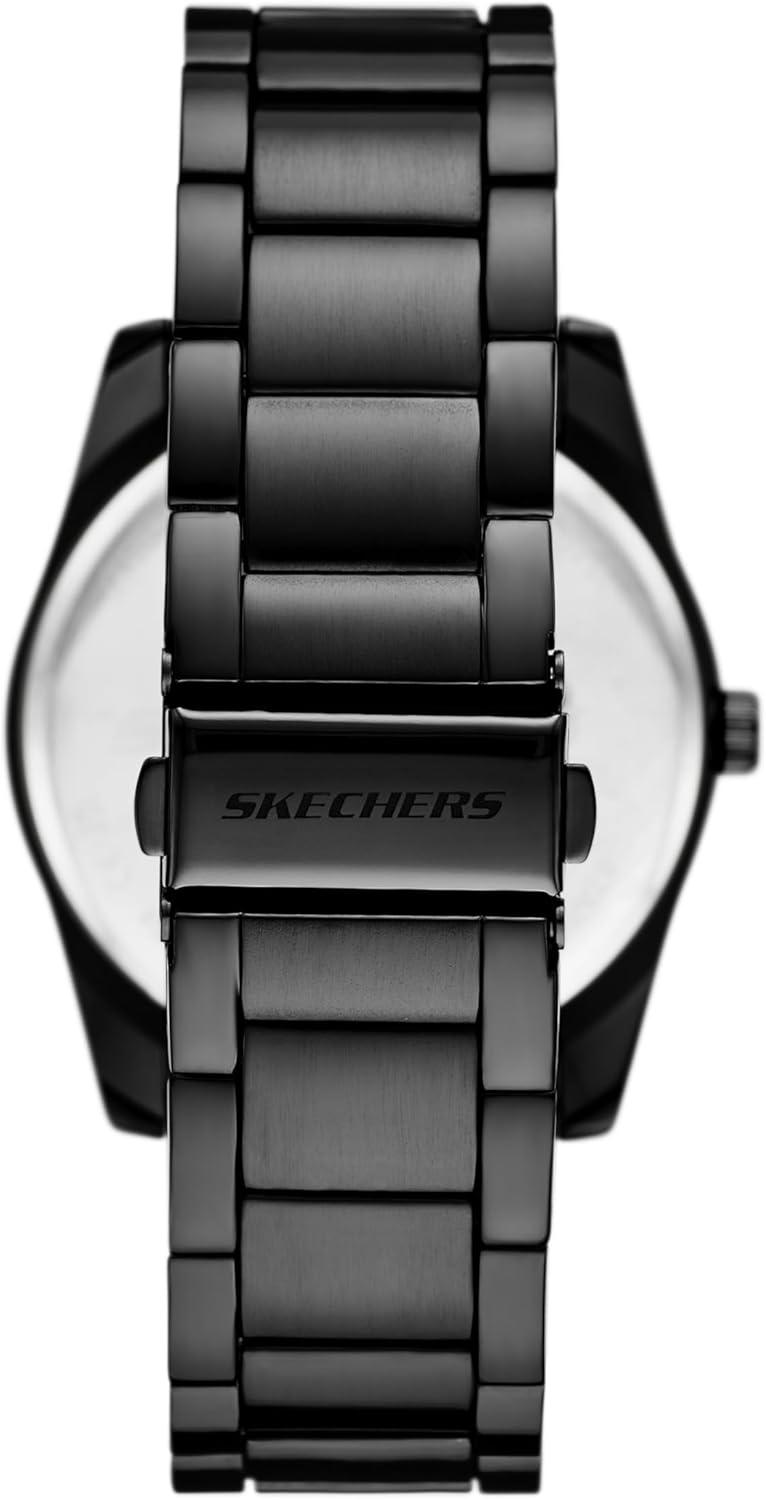imageSkechers Mens Watch and Stackable Bracelet or Interchangeable Band Gift SetBlackGunmetal