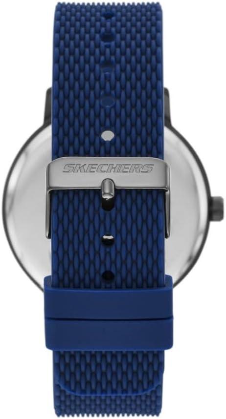 imageSkechers Mens Watch and Stackable Bracelet or Interchangeable Band Gift SetBlueBlack